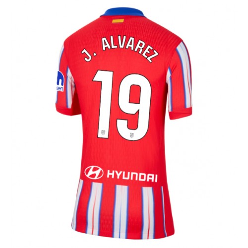 Fotbalové Dres Atletico Madrid Julian Alvarez #19 Dámské Domácí 2024-25 Krátký Rukáv